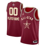 Maillot All-Star 2024 Personnalisable Western Conference Rouge Swingman - Homme